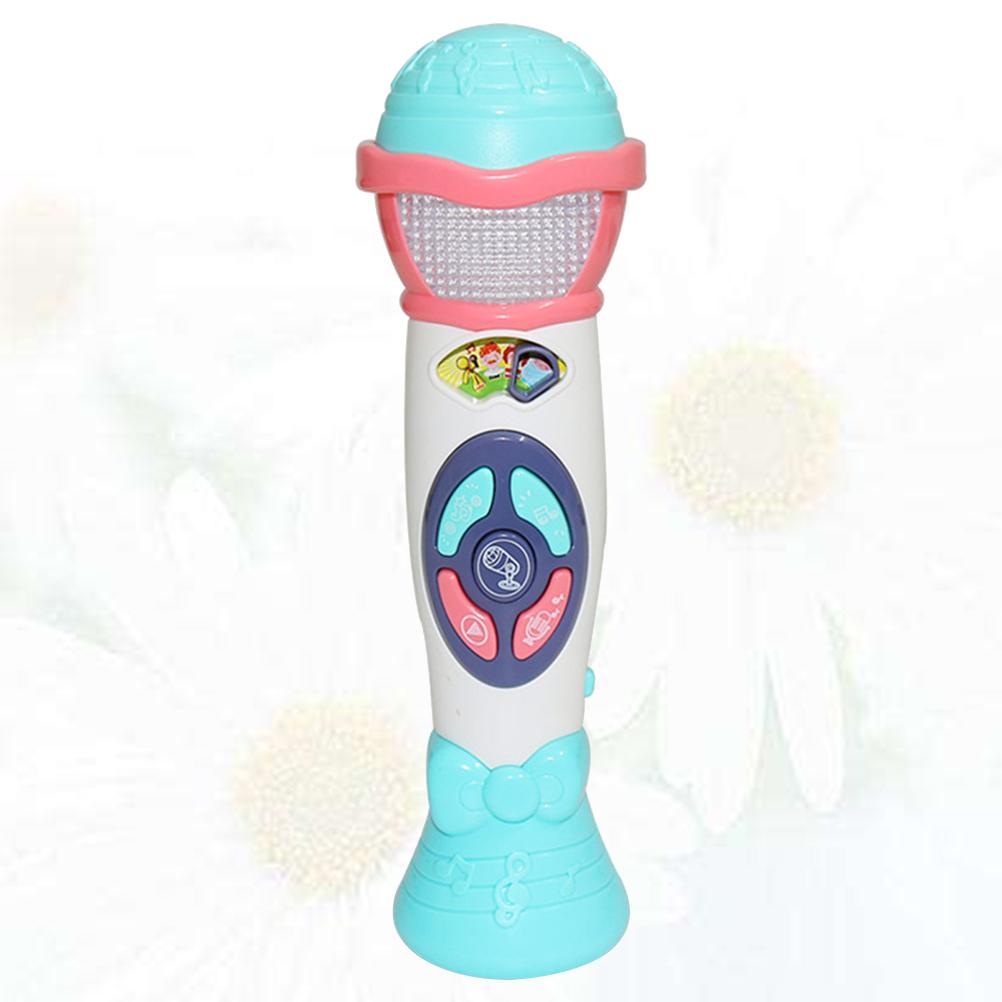 1pc Microphone Toy Chic Voice Changing Recording Stylish Educational Microphone for Kids Toddlers