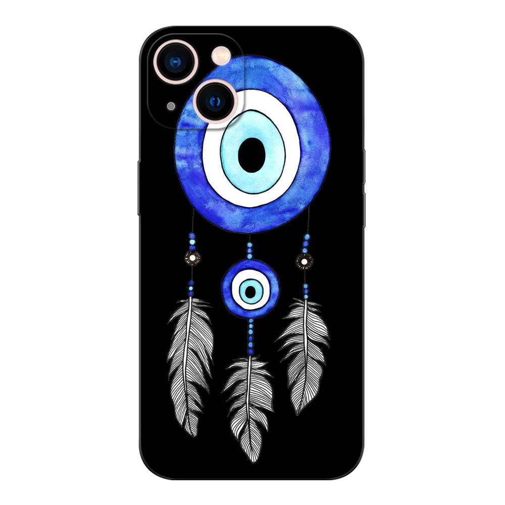 Black tpu Case For Huawei Honor 20 Lite 10 10i 20S 30S 30 7A 5.45 7s 7C 5.7 Cover Evil Eye Illustration