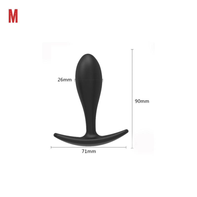 100% Safe Silicone Dildo Anal Plugs Butt Plug Unisex Sexy Stopper 3 Different Size Adult Sex Toys for Men/Women Trainer