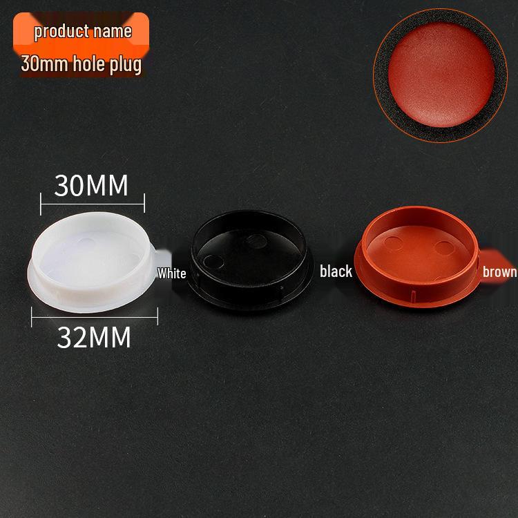 Yingya Furniture Moisture-Proof Plastic Screw Hole & Hinge Plug Cover (5-40mm).