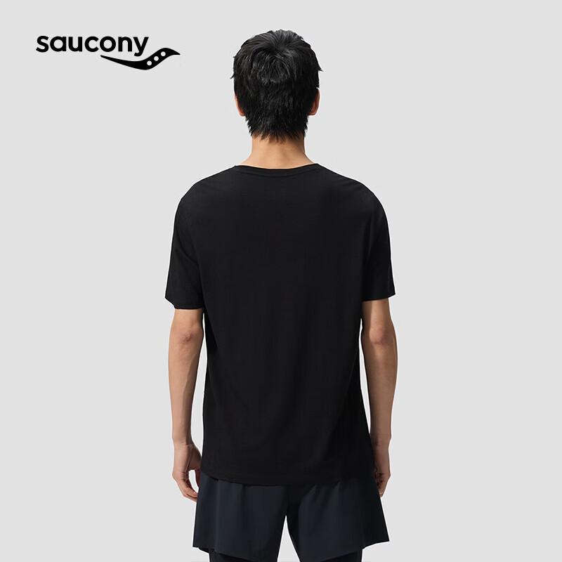 Saucony Men's Merino Wool Mesh Short Sleeve T-Shirt