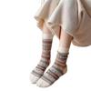 Women's Cotton Socks for Autumn and Winter Thickened Retro Mid-calf Women's Ethnic Pile Socks