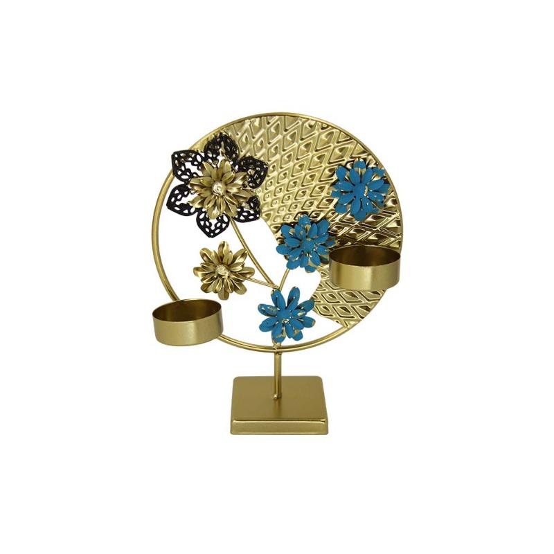 Flower Butterfly Iron Candle Holder Tabletop Decor for Home Wedding Holiday Centerpieces Beautiful Versatile Use for Any Setting