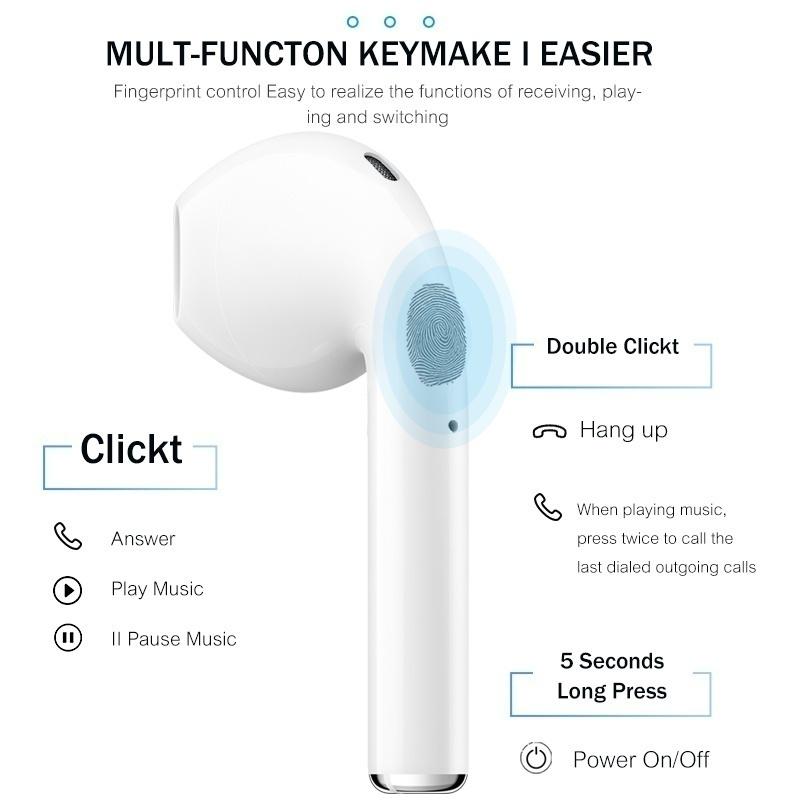 AURICOLARI CUFFIE TWS Wireless Ricaricabile BLUETOOTH 5.0 per SAMSUNG  HUAWEI XIAOMI TUTTI SMARTPHONE | Masciastore