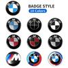 7 Pezzi Emblema Cofano Anteriore Auto Logo 50° Anniversario 82mm + Distintivo Posteriore 74mm + Coprimozzo Ruota 68mm Copertura Decorativa Styling per BMW M