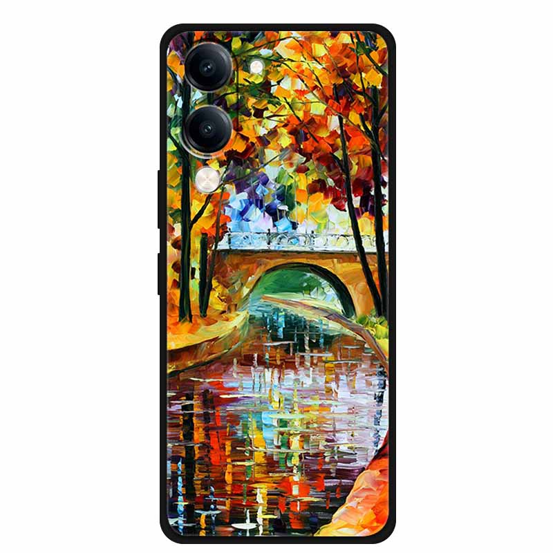For Vivo iQOO Z10 Lite Case Silicone Black TPU Funda Back Cover for iQOO Z10 Lite 5G I2409 Soft Case Animal Coque IQOOZ10 Lite