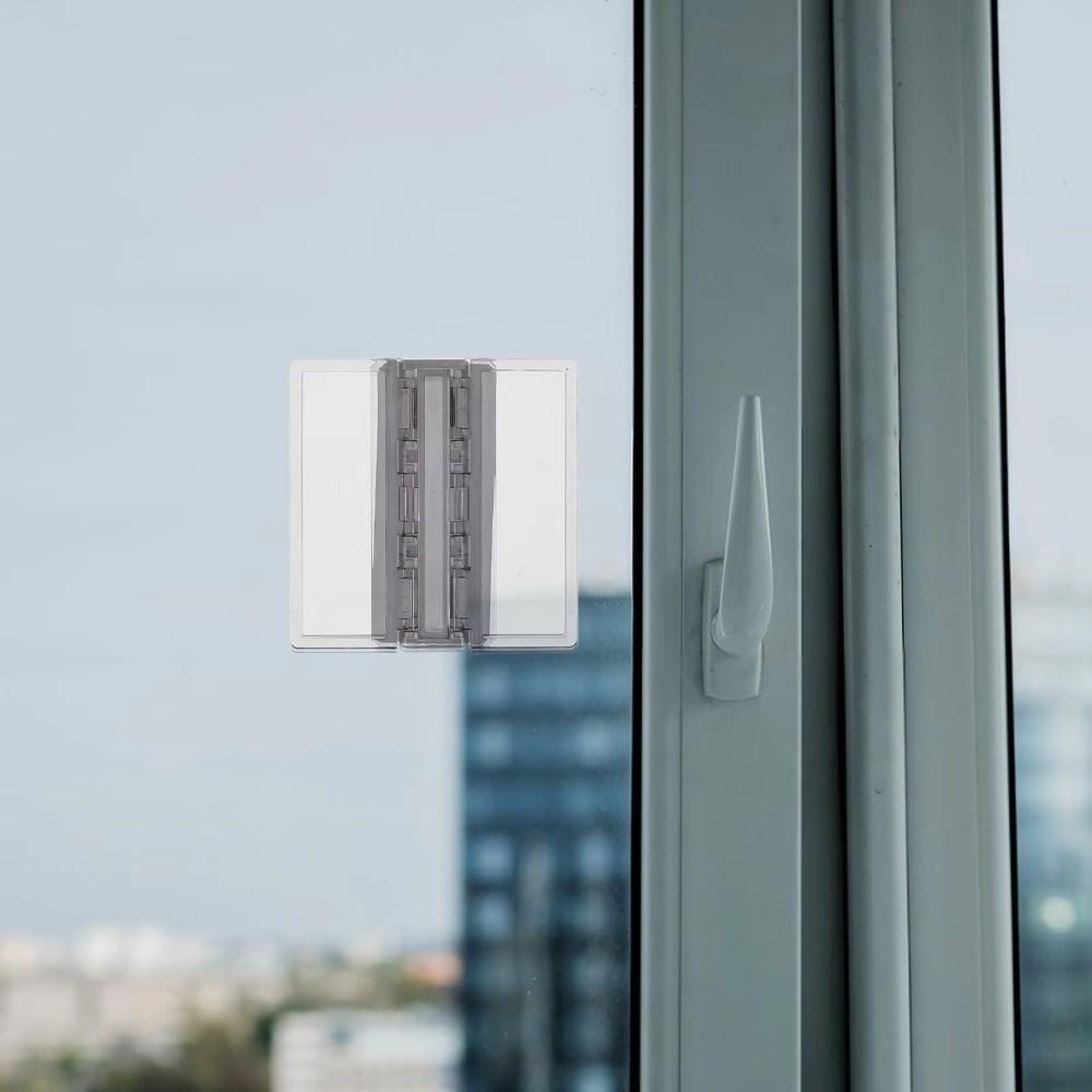 White/black Sliding Door Lock Adhesive Mount Childproof Lock Practical Window Safety Lock Balcony