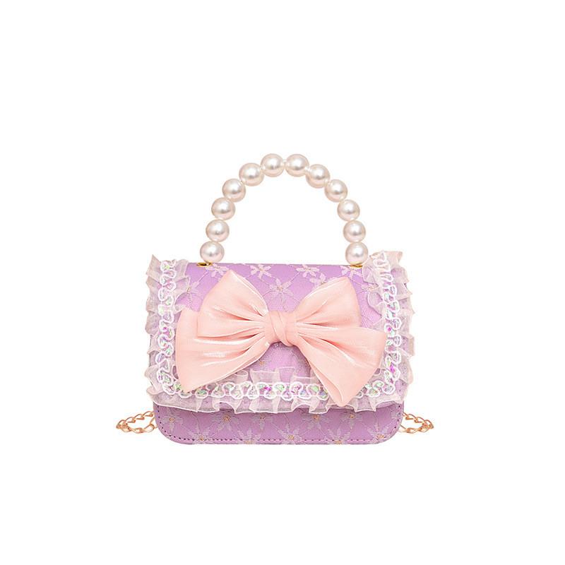 Handbag Small Girls Pu Material Kids Cute Designer Mini Shoulder Bag School For