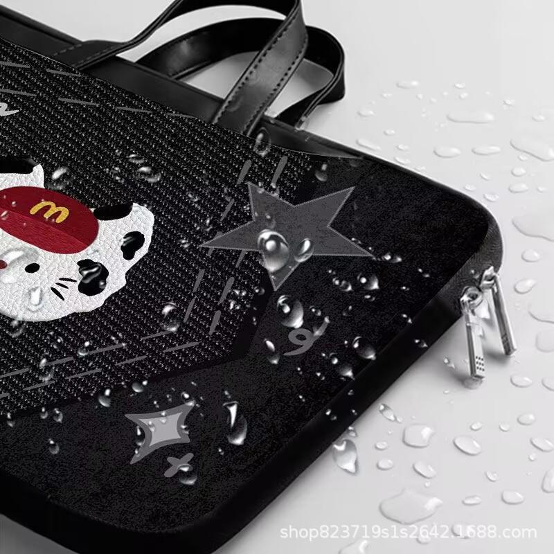 Adorable Cartoon Laptop Bag for Apple, Huawei, Xiaomi, Xiaoxin - Handheld & Shoulder Dual-Use