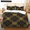 Bohemian Floral King Queen Duvet Cover Boho Mandala Cashew Flowers Bedding Set Exotic Tribe Style 2/3pcs Polyester Quilt Cover