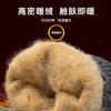 Men's Plus Size Gloves Thickened Fleece Warm Knitted Wool Student Cycling Gloves Cycling Autumn and Winter