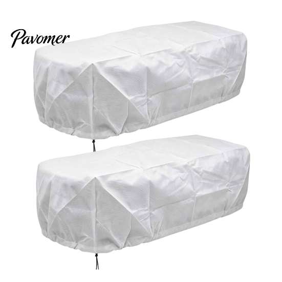Heavy Duty Plant Frost Blanket Winter Protection Cover for Raised Garden Bed, with Aluminum Liner, Drawstring Closure, Reusable Freeze Insulation 4 x