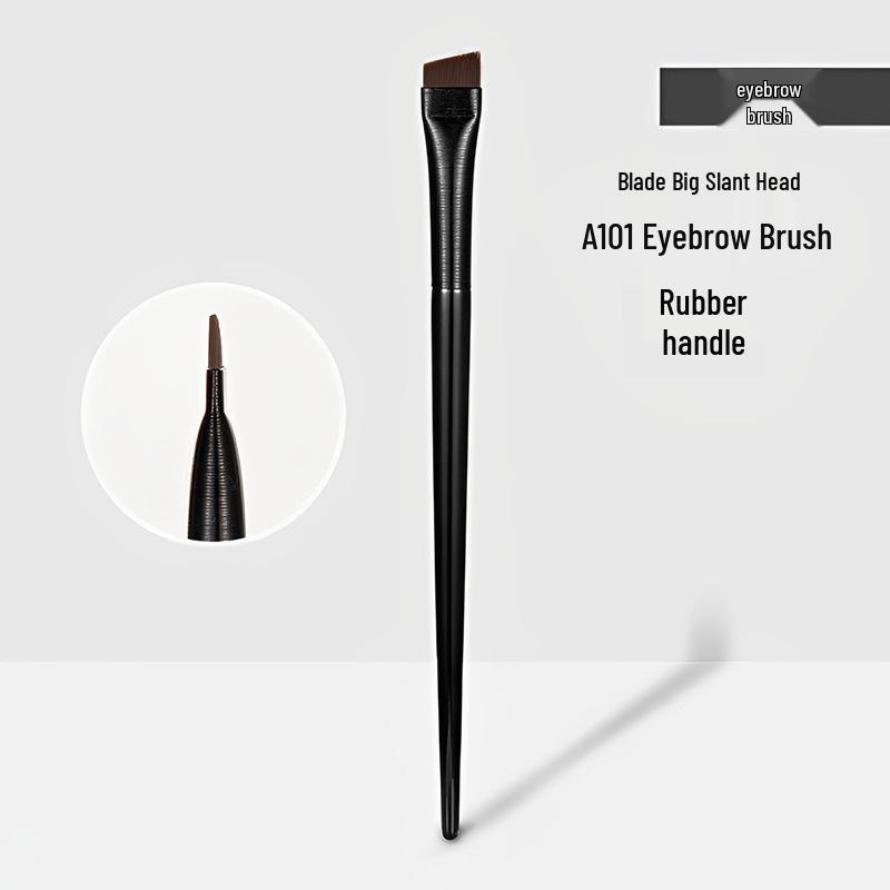 Ultrafeiner flacher abgeschrägter Eyeliner- und Augenbrauenpinsel - Professionelles Make-up-Werkzeug