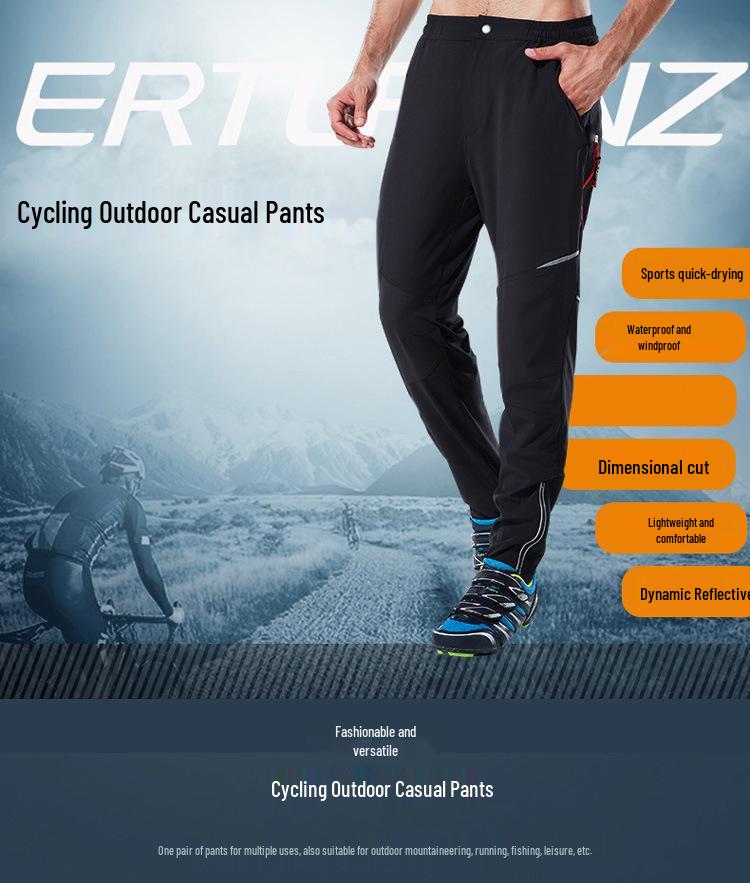 Pánské rychleschnoucí sportovní kalhoty na turistiku, běh a cyklistiku - Strečové fotbalové kalhoty odvádějící pot