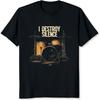 I Destroy Silence Schlagzeuger Band T-Shirt für Herren Klassische Rock Metal Band Grafik-T-Shirt Vintage Schlagzeuger Geschenk für Musikliebhaber