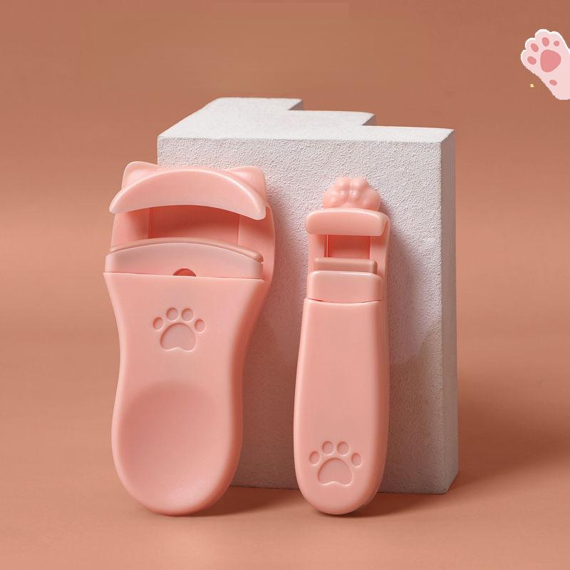 Ondulator de gene drăguț, gheare de pisică, se potrivește tuturor formelor de gene Clip profesională de lungă durată pentru înfrumusețare a ochilor Instrument cosmetic