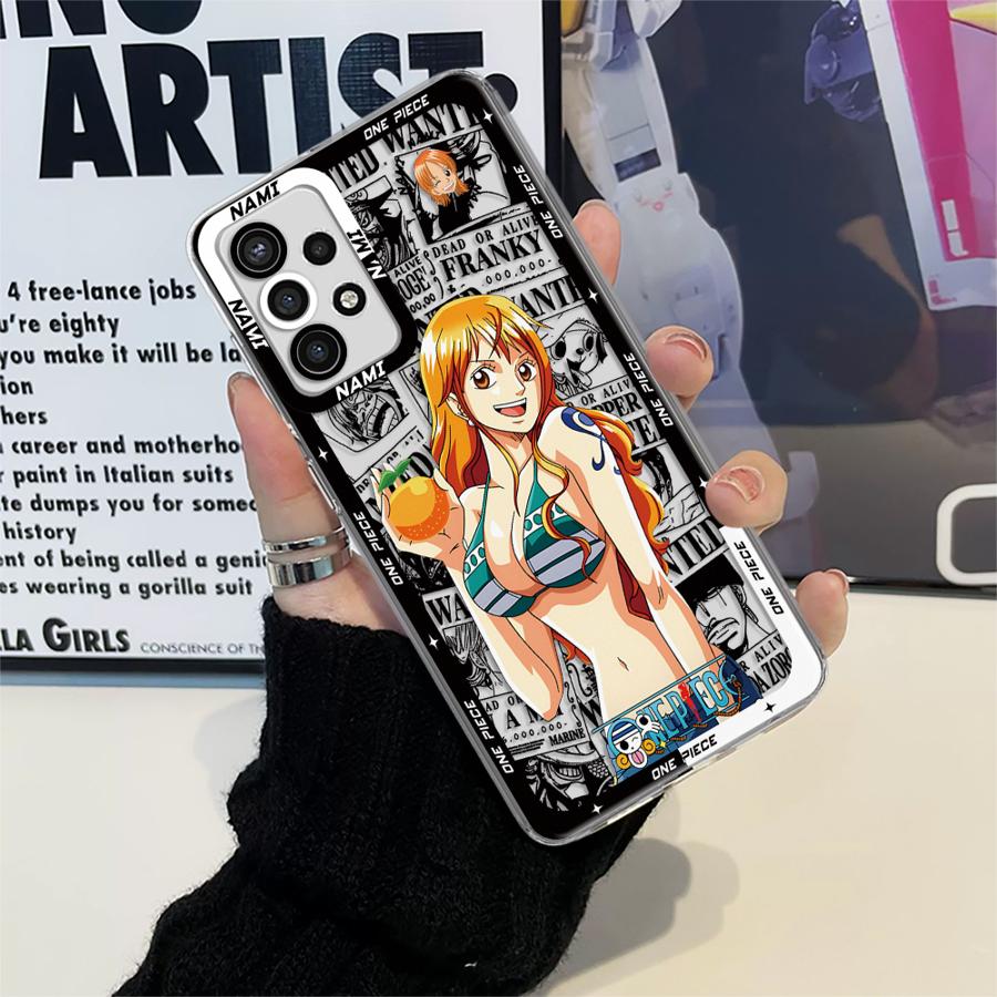 

Case for Samsung Galaxy A72 A31 A52 A50 A71 A12 A32 A52s A21s A16 A17 A51 Soft Phone Cover One Piece Nami Tony Chopper Galaxy A71 4G