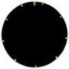 Sand Mirror 40x3 Cm Round Iron Indoor Mirror