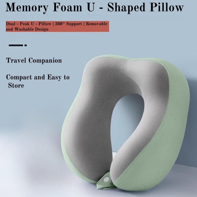 U-Shaped Neck Pillow for Adults,Ergonomic Travel & Office Nap Support, Medium Soft Comfort for Neck Protection, Neck Pillow