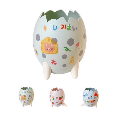 Dinosaur Egg Pencil Holder Fashion Cute Pen Holder Detachable ABS Personalized Pen Holder Modern Pen