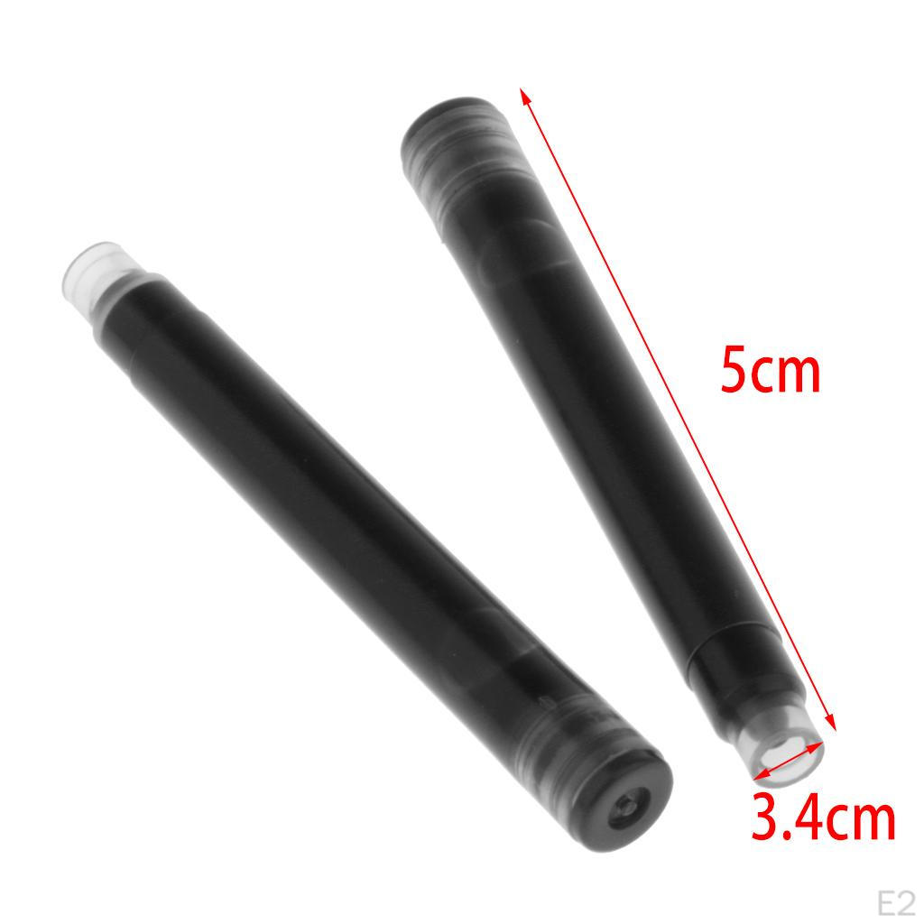 100 Pcs Ink S For 2.6mm/3.4mm Dia Fountain Pen Writing Instruments