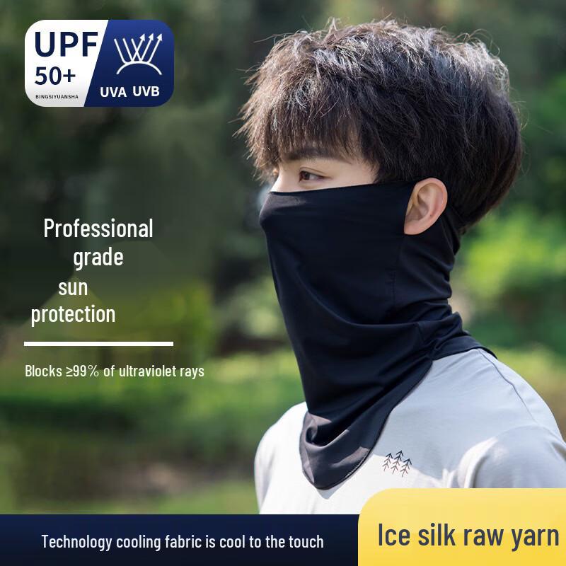 Ice Silk UV Protection Face & Neck Mask