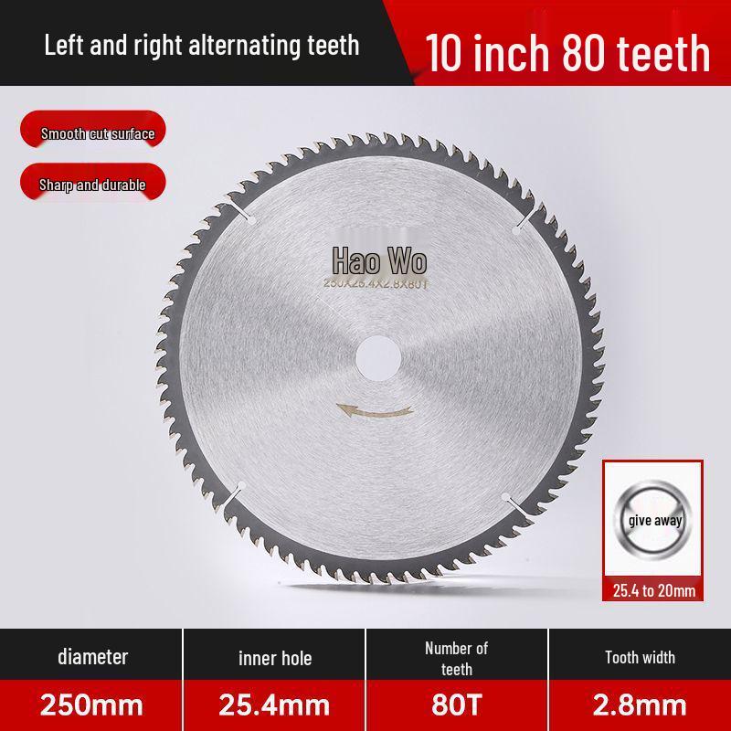 Anti-Nail Carbide Woodworking Saw Blade, Aluminum Cutting, 4-7 Inch for Handheld Angle Grinders