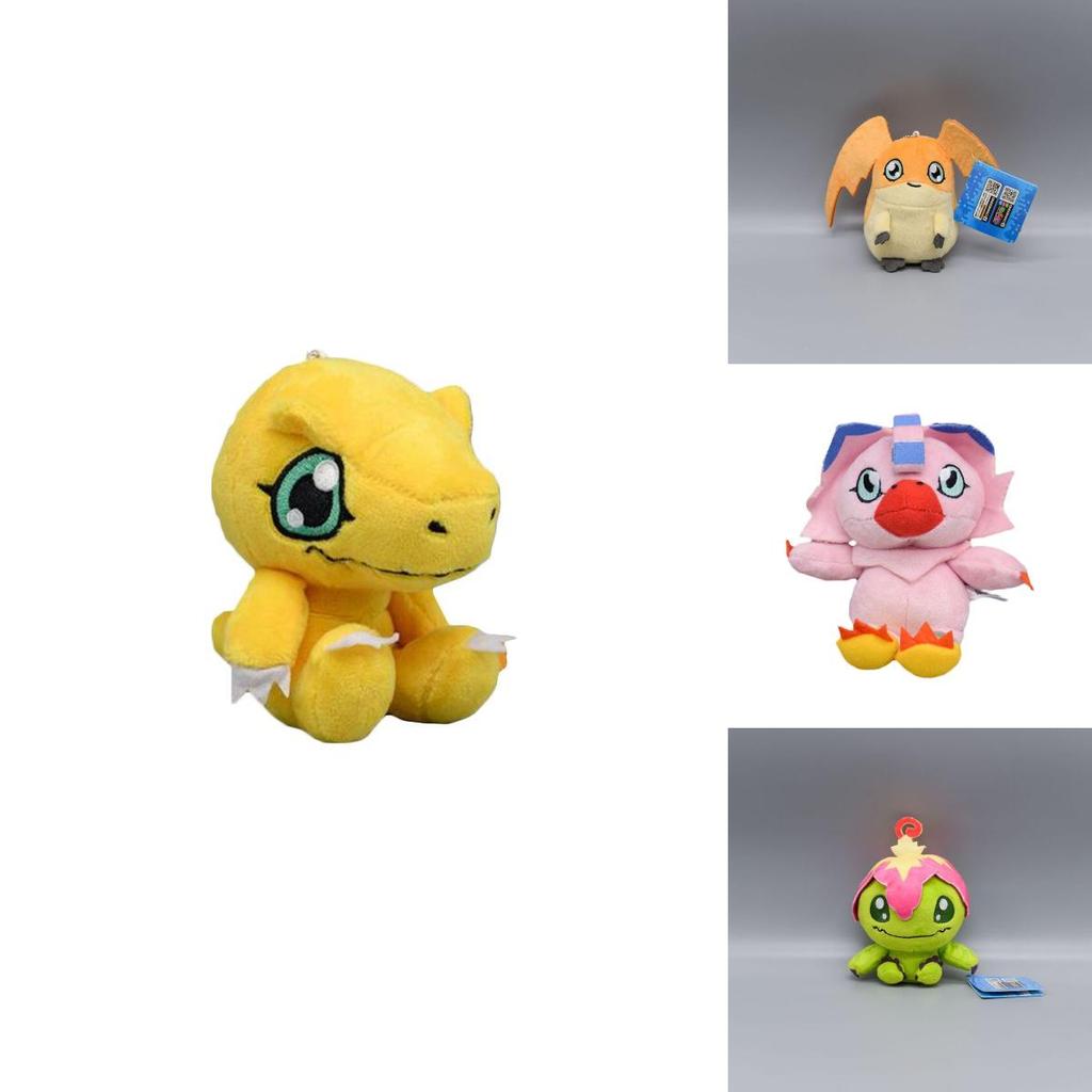 Adorable Digimon Plush Patamon Agumon Palmon Biyomon Keychain For Kids And Fans