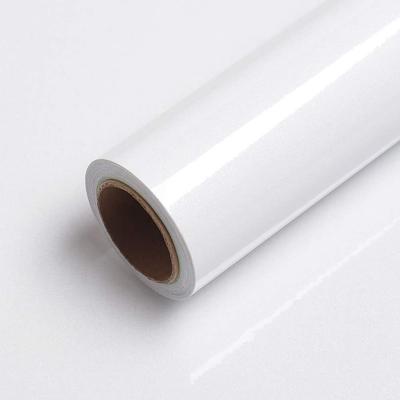 Perłowy Biały Marmur Wodoodporny Papier Samoprzylepny Winyl Samoprzylepny Dekor Peel and Stick Zdejmowana Tapeta na Mebel
