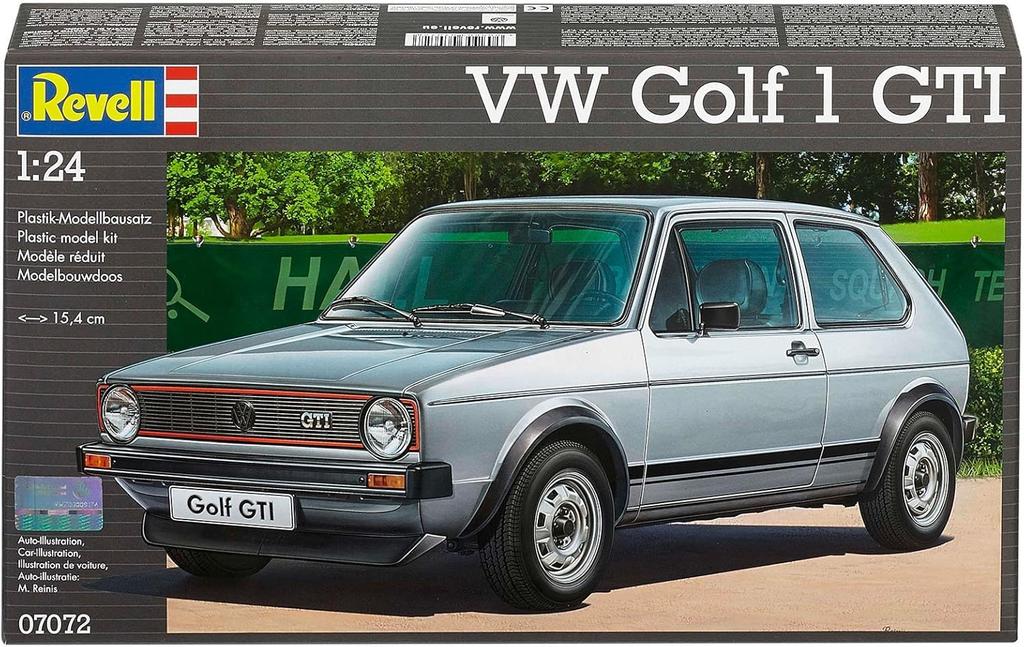 German Revell 1/24 VW Golf 1 GTI 07072 Plastic Model