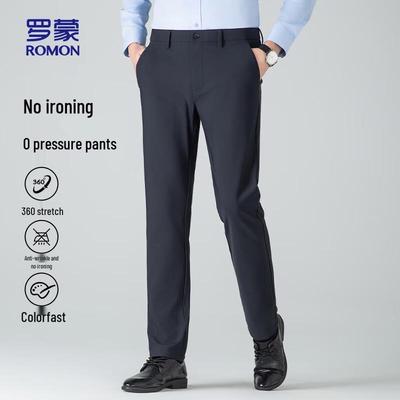 Pantaloni Casual da Uomo a Vestibilità Dritta