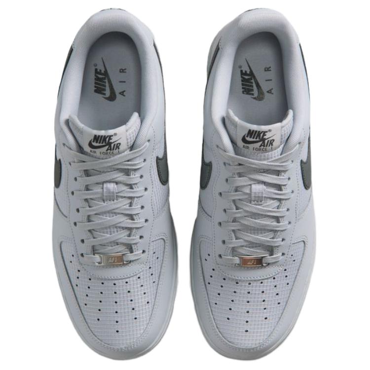 Nike Scarpe da Skateboard Air Force 1 da Uomo Grigio Nero IR0952-002
