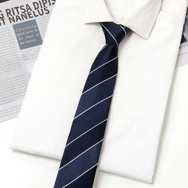 Men's Zipper Tie, Knot-free Business Formal Tie
