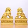 Harz Beijing Palastmuseum Löwenfiguren und Statuetten Chinesische Maskottchen Haus Zimmer Büro Reichtum Glück Feng Shui Dekoration ein Paar