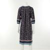Venus Flower Border Print Dress Vevs117l