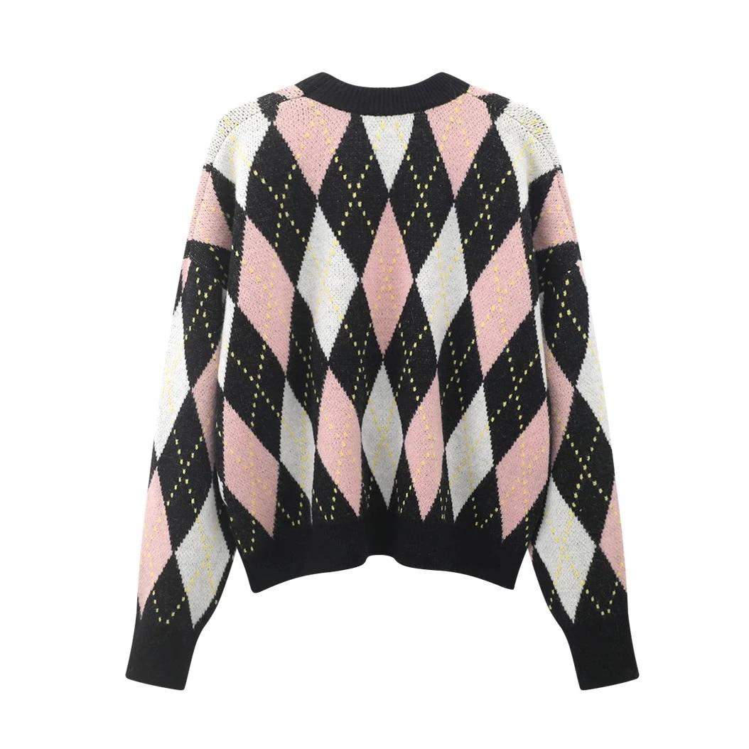 Роскошный брендовый дизайнерский жаккардовый пуловер с круглым вырезом — фото 3