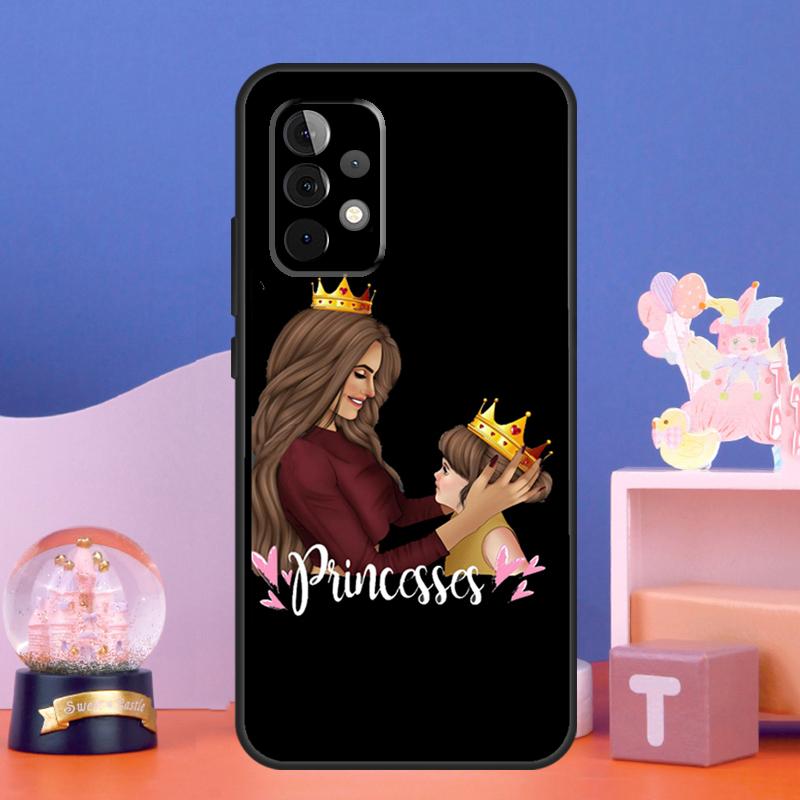 Super Dad Mom Baby Girl Twin Case For Samsung Galaxy A55 A16 A26 A36 A56 A54 A34 A14 A15 A35 A52 A12 A32 A13 A33 A53 A17