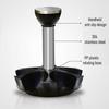 7-Piece Spice Jar Set Rotating Glass Seasoning Bottles with Lids Storage Rack for Salt Sugar Pepper Kitchen Counter Organizer