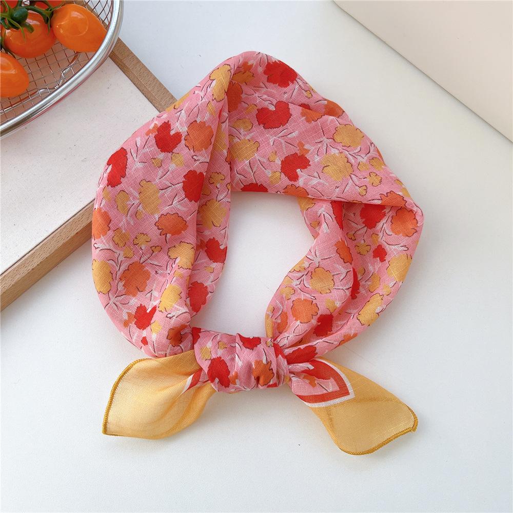 55cm Hair Scarf Cotton Square Scarf Hairband Headband Hairscarf Headscarf Turban Shawl Wrap Bandanas