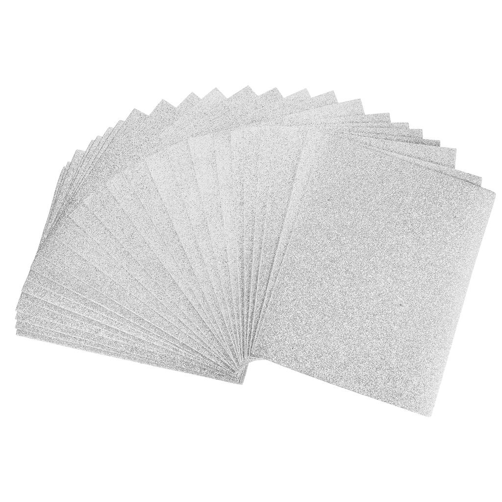 24pcs Glitter EVA Foam Sheets Paper Sheet Sponge Soft Touch Arts Crafts for Crafts DIY Projects 11 x 8 Inch 2mm Thick