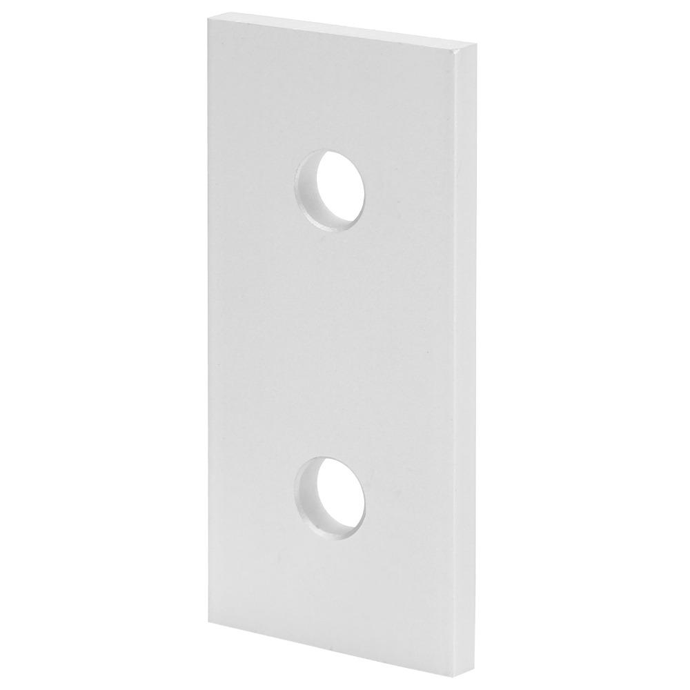 10Pcs Aluminum Joining Plate 2 Hole Flat Aluminum Flat Connecting Plate 3030 Reinforcement Plate Vertical Connection Tool