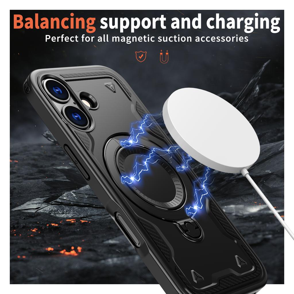 For Iphone17 Rugged Wireless Charging Phone Case for Iphone 17 Pro Max 16 Plus 17 Air Pro Iphone17 Iphone16 IphoneFunda