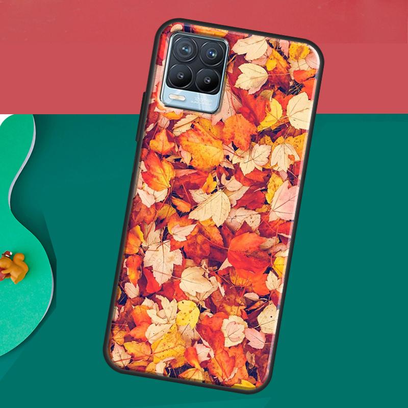 Autumn Leaves Fall Halloween Case For Realme 10 9 11 Pro Plus GT Neo 5 2T 3T C11 C15 C21Y C25s C30 C31 C33 C35 C55 Cover