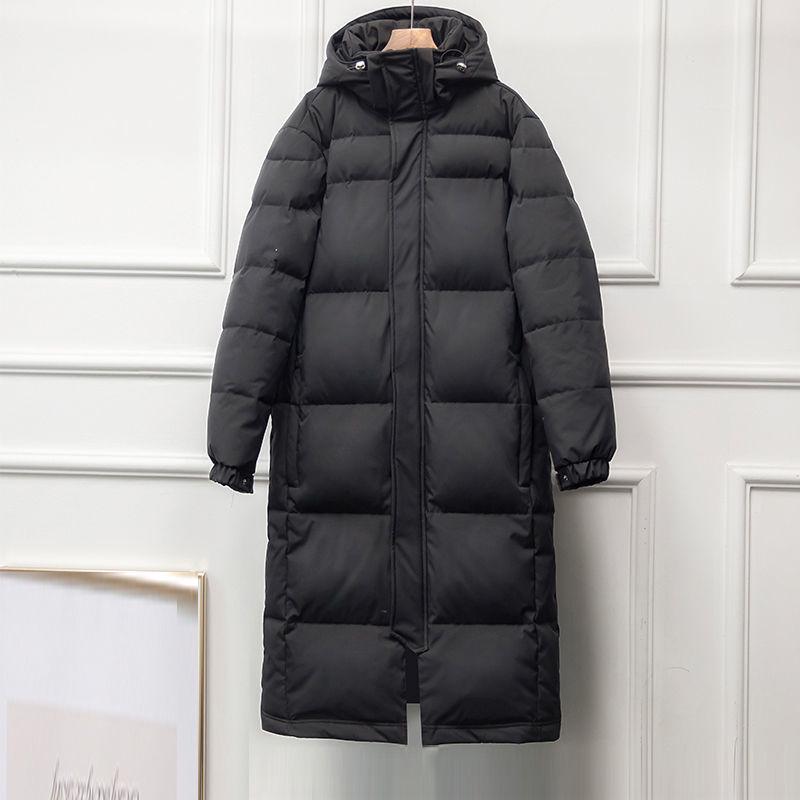 

2024 Chinese Opera Style Ultra-Long Down Jacket for Men and Women - Thick, Loose-Fit, Over-the-Knee for Art Examinations L (for 55-62.5 kg) серый