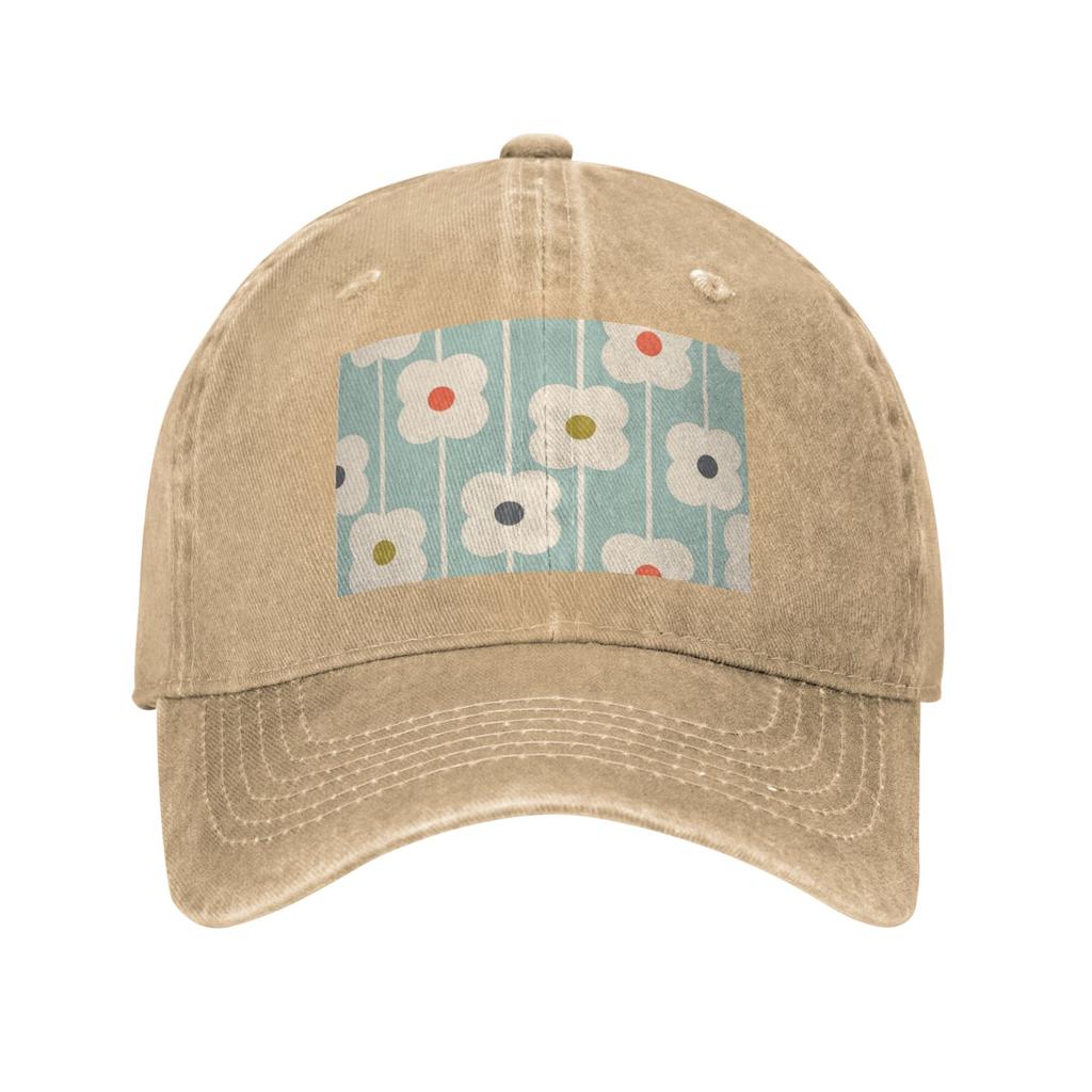 orla kiely multi stem Denim Fabric Cap Casual Baseball Caps Adjustable Hat Summer Unisex Baseball Hats