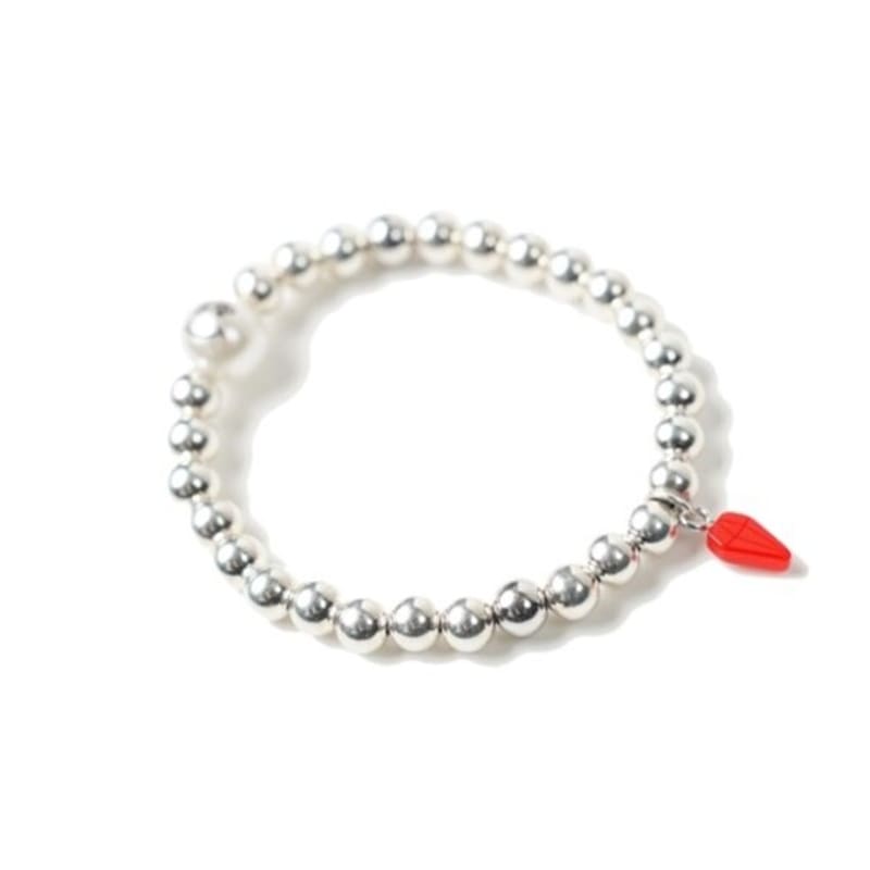 BONBEAU Silver Ball Bracelet 6mm