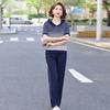 Women's 2026 Stylish Summer Sportswear Set: Casual T-Shirt & Shorts for Middle-Aged and Elderly