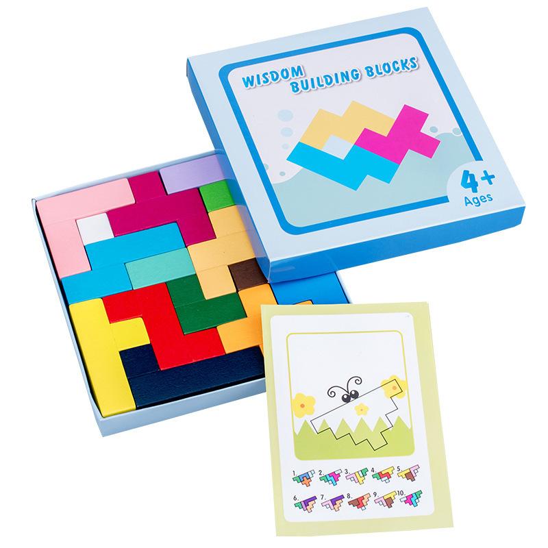 

Деревянный развивающий обучающий строительный блок самолет трехмерный блок взаимодействие родителей и детей развитие просвещение игрушка для логического мышления