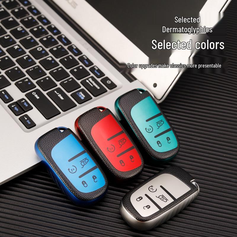 Fits Jeep Compass, Grand Cherokee, Renegade, and Commander Key Cover (large Key Shell)