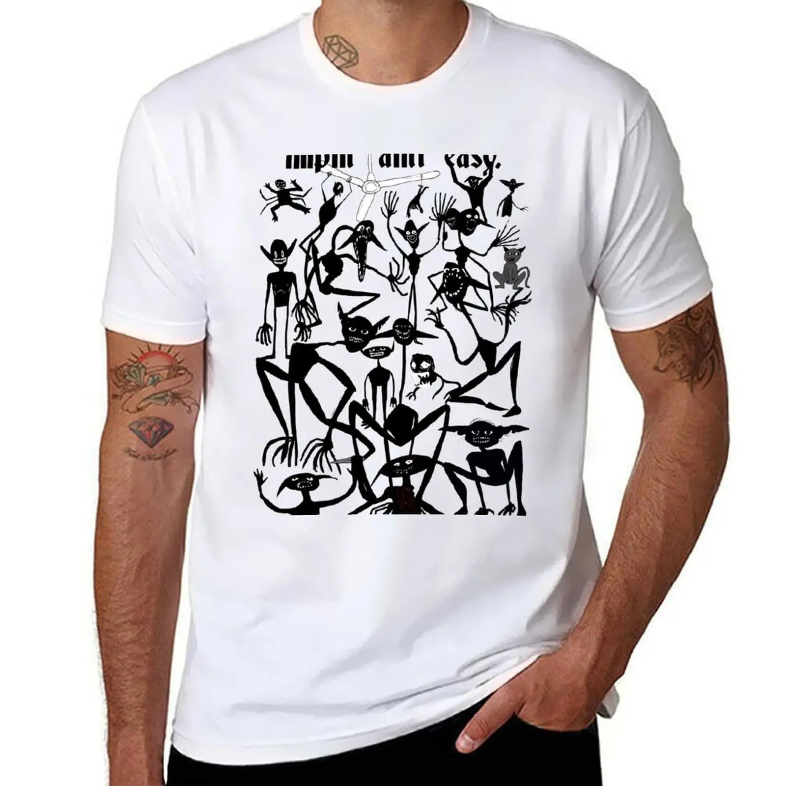 Impin aint easy TShirt quick drying kawaii clothes mens t shirt graphic S